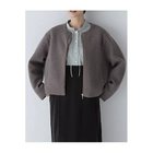 【ヒューマンウーマン/HUMAN WOMAN】のジップアップ接結ブルゾン モカ|ID: prp329100004811045 ipo3291000000034921460