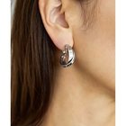 【スタイルデリ/STYLE DELI】のスライドダブルフープイヤリング シルバー|ID: prp329100004811974 ipo3291000000034930960