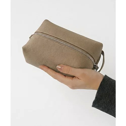 【スタイルデリ/STYLE DELI】の【DELI by】リアルレザーポータブルコスメポーチ インテリア・キッズ・メンズ・レディースファッション・服の通販 founy(ファニー) 　ファッション　Fashion　レディースファッション　Fashion for Women　ポーチ&ミニバッグ　Pouches & Mini Bags　シンプル　Simple, Minimal　フォルム　Silhouette, Form　ポーチ　Pouch, Small Case　リアル　Real, Realistic　おすすめ　Recommended / Our Picks　旅行　Travel　トープ|ID: prp329100004812943 ipo3291000000034942543