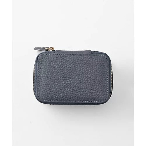 【スタイルデリ/STYLE DELI】の【DELI by】リアルレザー小物ケース(ミラー付き) インテリア・キッズ・メンズ・レディースファッション・服の通販 founy(ファニー) 　ファッション　Fashion　レディースファッション　Fashion for Women　コンパクト　Compact, Small Size　シンプル　Simple, Minimal　チェック　Check, Plaid, Tartan　リアル　Real, Realistic　リップ　Lip, Lip Motif　おすすめ　Recommended / Our Picks　エレガント 上品　Elegant　ブルー|ID: prp329100004812944 ipo3291000000034942566