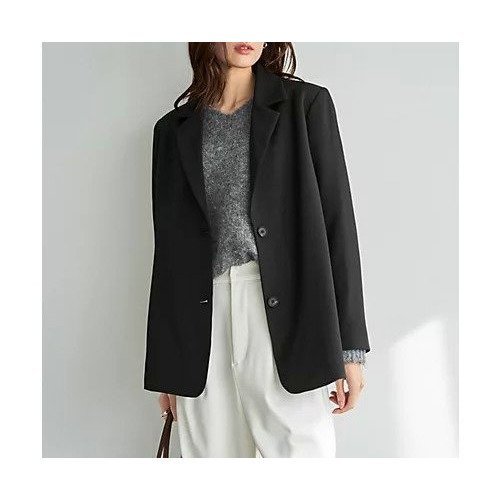 【スタイルデリ/STYLE DELI】のスッキリ2ボタンテーラードジャケット インテリア・キッズ・メンズ・レディースファッション・服の通販 founy(ファニー) 　ファッション　Fashion　レディースファッション　Fashion for Women　アウター　Coat / Outerwear Collection　レディースジャケット・軽アウター　Jackets　テーラードジャケット / 通勤・きれいめスタイル　Tailored Jackets & Blazers　軽量　Lightweight, Ultra Light　シンプル　Simple, Minimal　ジャケット　Jacket, Outerwear　ストレート　Straight, Straight Cut　スリット　Slit, Slit Detail　スーツ　Suit, Formalwear　テーラード　Tailored, Tailored Fit　定番　Standard, Basic Item　長袖　Long Sleeve, Full Sleeve　フロント　Front, Front Design　ポケット　Pocket, Pocket Detail　マーブル　Marble, Marble Pattern　ミドル　Middle Length, Mid Height　ブラック|ID: prp329100004812948 ipo3291000000034942655