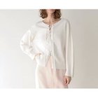 【マルティニーク/martinique】のブークレーレースアッププルオーバー(フロンタブル) ホワイト|ID: prp329100004813726 ipo3291000000036336128