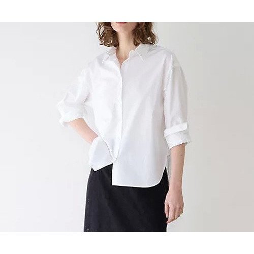 【マルティニーク/martinique】のESSENTIAL レギュラーシャツ インテリア・キッズ・メンズ・レディースファッション・服の通販 founy(ファニー) 　ファッション　Fashion　レディースファッション　Fashion for Women　トップス・カットソー　Cut & Sew Tops　シャツ・ブラウス・オフィスカジュアル　Elegant Blouses & Button-Ups　おすすめ　Recommended / Our Picks　インナー　Innerwear　スタンダード　Standard, Basic　バランス　Balance, Style Balance　レギュラー　Regular, Standard Fit　ホワイト|ID: prp329100004813729 ipo3291000000034953763