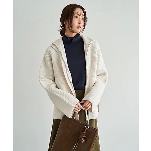 【スタイルデリ/STYLE DELI】のダブルジップスタンドネックニットジャケット インテリア・キッズ・メンズ・レディースファッション・服の通販 founy(ファニー) https://founy.com/ ファッション Fashion レディースファッション Fashion for Women アウター Coat / Outerwear Collection レディースジャケット・軽アウター Jackets イエロー Yellow カーディガン Cardigan, Knitwear シルバー Silver, Metallic Silver ジャケット Jacket, Outerwear スウェット / スエット Sweatshirt, Sweatwear スタンド Stand Collar, Upright Stand ストレート Straight, Straight Cut スリット Slit, Slit Detail ダブル Double, Double-Breasted トレンド Trend, Trending Now 人気 Popular, Best Seller 長袖 Long Sleeve, Full Sleeve バランス Balance, Style Balance パーカー Hoodie, Parka フロント Front, Front Design ブルゾン Blouson, Bomber Jacket ポケット Pocket, Pocket Detail ミドル Middle Length, Mid Height メランジ Melange, Mixed Yarn 冬 Winter / This Winter |ID: prp329100004813731 ipo3291000000035850572