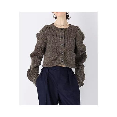 【ピリングス/pillings】の【SPURSHOP別注】Cardigan unstable sleeve 人気、トレンドファッション・服の通販 founy(ファニー) 　ファッション　Fashion　レディースファッション　Fashion for Women　トップス・カットソー　Cut & Sew Tops　カーディガン・羽織り　Layered Style Cardigans　カーディガン　Cardigan, Knitwear　ポケット　Pocket, Pocket Detail　モダン　Modern, Contemporary　人気　Popular, Best Seller　今季　This Season, Current Season　別注　Limited Edition, Custom Order　手編み　Hand-Knitted, Handmade Knit　other-2|ID: prp329100004813732 ipo3291000000034954393