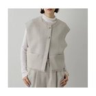 【ウィムガゼット/Whim Gazette】の【THE PAUSE】ツイードショートジレ 人気、トレンドファッション・服の通販 founy(ファニー) ファッション Fashion レディースファッション Fashion for Women アウター Coat / Outerwear Collection トップス・カットソー Cut & Sew Tops ベスト&ジレ / 重ね着スタイル Vests & Gilets ヴィンテージ Vintage Style グラデーション Gradient, Ombre ショート Short, Short Length シルバー Silver, Metallic Silver スリーブ Sleeve, Long Sleeve / Short Sleeve セットアップ Set-Up, Coordinated Outfit ツイード Twill, Twill Weave フリンジ Fringe, Tassel フレンチ French, French Style ワーク Workwear, Utility Style おすすめ Recommended / Our Picks エレガント 上品 Elegant セレモニー Ceremony 2026年 2026 thumbnail ライトグレー|ID: prp329100004813734 ipo3291000000034954836