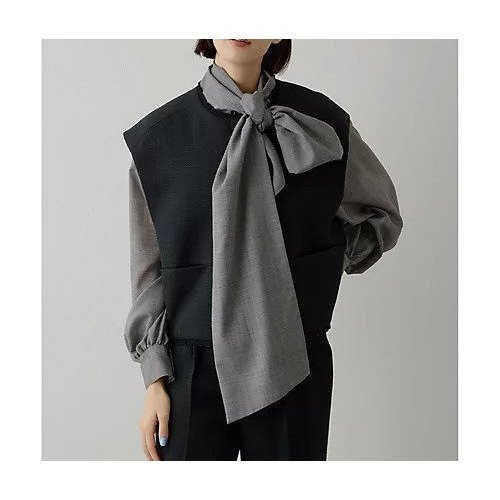 【ウィムガゼット/Whim Gazette】の【THE PAUSE】ツイードショートジレ 人気、トレンドファッション・服の通販 founy(ファニー) ファッション Fashion レディースファッション Fashion for Women アウター Coat / Outerwear Collection トップス・カットソー Cut & Sew Tops ベスト&ジレ / 重ね着スタイル Vests & Gilets ヴィンテージ Vintage Style グラデーション Gradient, Ombre ショート Short, Short Length シルバー Silver, Metallic Silver スリーブ Sleeve, Long Sleeve / Short Sleeve セットアップ Set-Up, Coordinated Outfit ツイード Twill, Twill Weave フリンジ Fringe, Tassel フレンチ French, French Style ワーク Workwear, Utility Style おすすめ Recommended / Our Picks エレガント 上品 Elegant セレモニー Ceremony 2026年 2026 other-2|ID: prp329100004813734 ipo3291000000034954838