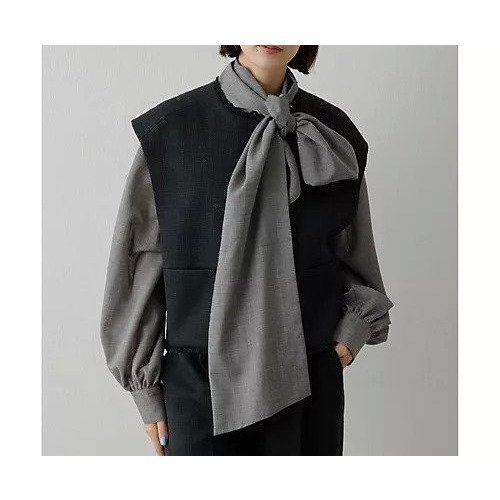 【ウィムガゼット/Whim Gazette】の【THE PAUSE】ツイードショートジレ 人気、トレンドファッション・服の通販 founy(ファニー) ファッション Fashion レディースファッション Fashion for Women アウター Coat / Outerwear Collection トップス・カットソー Cut & Sew Tops ベスト&ジレ / 重ね着スタイル Vests & Gilets ヴィンテージ Vintage Style グラデーション Gradient, Ombre ショート Short, Short Length シルバー Silver, Metallic Silver スリーブ Sleeve, Long Sleeve / Short Sleeve セットアップ Set-Up, Coordinated Outfit ツイード Twill, Twill Weave フリンジ Fringe, Tassel フレンチ French, French Style ワーク Workwear, Utility Style おすすめ Recommended / Our Picks エレガント 上品 Elegant セレモニー Ceremony 2026年 2026 other-3|ID: prp329100004813734 ipo3291000000034954840