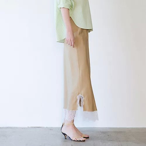 【マルティニーク/martinique】のリバーレースバイヤススカート 人気、トレンドファッション・服の通販 founy(ファニー) 　ファッション　Fashion　レディースファッション　Fashion for Women　スカート　Skirts　おすすめ　Recommended / Our Picks　エレガント 上品　Elegant　サテン　Satin, Glossy Fabric　ドレープ　Drape, Draping Fabric　レース　Lace, Lace Fabric　other-3|ID: prp329100004813735 ipo3291000000034954949