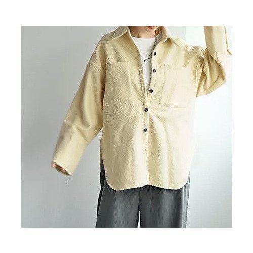 【スタイルデリ/STYLE DELI】の【BLK001】ループツイードビックカフスシャツ インテリア・キッズ・メンズ・レディースファッション・服の通販 founy(ファニー) 　ファッション　Fashion　レディースファッション　Fashion for Women　トップス・カットソー　Cut & Sew Tops　シャツ・ブラウス・オフィスカジュアル　Elegant Blouses & Button-Ups　イエロー　Yellow　カフス　Cuff Design　カーディガン　Cardigan, Knitwear　シンプル　Simple, Minimal　ツイード　Twill, Twill Weave　ビッグ　Big, Oversized　ミックス　Mix, Mixed Style　ループ　Loop, Loop Knit　ロング　Long, Long-Length　冬　Winter / This Winter　秋　Autumn　イエロー|ID: prp329100004813813 ipo3291000000035605380
