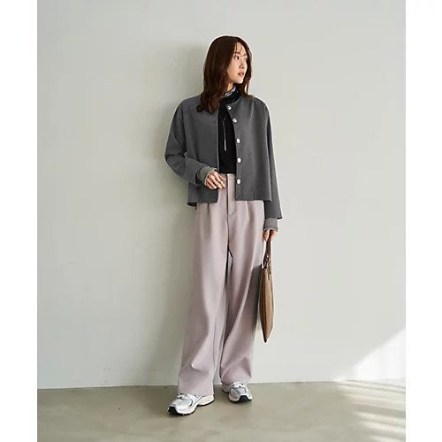 【スタイルデリ/STYLE DELI】のメタルボタンの柔らかノーカラージャケット 人気、トレンドファッション・服の通販 founy(ファニー) 　ファッション　Fashion　レディースファッション　Fashion for Women　アウター　Coat / Outerwear Collection　レディースジャケット・軽アウター　Jackets　ノーカラージャケット / シンプル上品コーデ　Collarless Jackets　イエロー　Yellow　インナー　Innerwear　カットソー　Cut and Sewn Top　カーディガン　Cardigan, Knitwear　ジャケット　Jacket, Outerwear　ストレート　Straight, Straight Cut　スリット　Slit, Slit Detail　長袖　Long Sleeve, Full Sleeve　バランス　Balance, Style Balance　フォルム　Silhouette, Form　フロント　Front, Front Design　ベーシック　Basic, Essential　ポケット　Pocket, Pocket Detail　ミドル　Middle Length, Mid Height　メタル　Metal, Metal Parts　リアル　Real, Realistic　リラックス　Relax, Relaxed Fit　ワイド　Wide, Wide Fit　エレガント 上品　Elegant　other-2|ID: prp329100004813817 ipo3291000000034959901