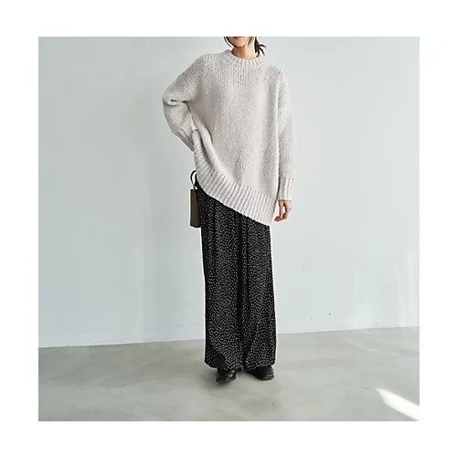【スタイルデリ/STYLE DELI】の【LUXE】楊柳スモールドット柄プリーツパンツ 人気、トレンドファッション・服の通販 founy(ファニー) 　ファッション　Fashion　レディースファッション　Fashion for Women　パンツ　Pants & Trousers　ストレート　Straight, Straight Cut　スリット　Slit, Slit Detail　ドット　Polka Dot, Dot Pattern　人気　Popular, Best Seller　バランス　Balance, Style Balance　プリーツ　Pleats, Pleated　ポケット　Pocket, Pocket Detail　ランダム　Random, Irregular　ループ　Loop, Loop Knit　ワイド　Wide, Wide Fit　冬　Winter / This Winter　夏　Summer　other-2|ID: prp329100004814639 ipo3291000000034968675