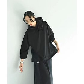 【スタイルデリ/STYLE DELI】の【BLK001】異素材使いフーディープルオーバー 人気、トレンドファッション・服の通販 founy(ファニー) ファッション Fashion レディースファッション Fashion for Women トップス・カットソー Cut & Sew Tops カジュアルプルオーバー・ニットトップス Pullovers & Knit Tops / Casual Pullovers カットソー Cut and Sewn Top スリット Slit, Slit Detail チェック Check, Plaid, Tartan 定番 Standard, Basic Item ブラウジング Blouson Silhouette, Cinched Waist おすすめ Recommended / Our Picks 夏 Summer 旅行 Travel |ID:prp329100004815841