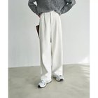 【スタイルデリ/STYLE DELI】の裏地付きストレッチツイルワイドパンツ 人気、トレンドファッション・服の通販 founy(ファニー) ファッション Fashion レディースファッション Fashion for Women パンツ Pants & Trousers イエロー Yellow シンプル Simple, Minimal スタイリッシュ Stylish, Fashionable ストレッチ Stretch, Stretchy Fabric ストレート Straight, Straight Cut スリット Slit, Slit Detail センター Center, Center Line パープル Purple, Violet フロント Front, Front Design ポケット Pocket, Pocket Detail ラベンダー Lavender ループ Loop, Loop Knit ワイド Wide, Wide Fit 冬 Winter / This Winter ビジネス 仕事 通勤 Business / Work / Commuting thumbnail アイボリー|ID: prp329100004815843 ipo3291000000034979423