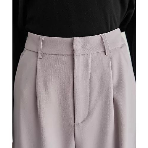 【スタイルデリ/STYLE DELI】の裏地付きストレッチツイルワイドパンツ 人気、トレンドファッション・服の通販 founy(ファニー) 　ファッション　Fashion　レディースファッション　Fashion for Women　パンツ　Pants & Trousers　イエロー　Yellow　シンプル　Simple, Minimal　スタイリッシュ　Stylish, Fashionable　ストレッチ　Stretch, Stretchy Fabric　ストレート　Straight, Straight Cut　スリット　Slit, Slit Detail　センター　Center, Center Line　パープル　Purple, Violet　フロント　Front, Front Design　ポケット　Pocket, Pocket Detail　ラベンダー　Lavender　ループ　Loop, Loop Knit　ワイド　Wide, Wide Fit　冬　Winter / This Winter　ビジネス 仕事 通勤　Business / Work / Commuting　other-3|ID: prp329100004815843 ipo3291000000034979429