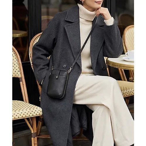 【スタイルデリ/STYLE DELI】の【DELI by】リアルレザーフラップウォレットショルダー インテリア・キッズ・メンズ・レディースファッション・服の通販 founy(ファニー) 　ファッション　Fashion　レディースファッション　Fashion for Women　ショルダー　Shoulder, Shoulder Strap　スマート　Smart, Elegant　フィット　Fit, Slim Fit　ポケット　Pocket, Pocket Detail　ブラック|ID: prp329100004815858 ipo3291000000034979535