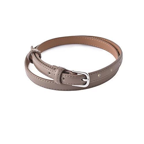 【スタイルデリ/STYLE DELI】の【DELI by】リアルレザースリムベルト インテリア・キッズ・メンズ・レディースファッション・服の通販 founy(ファニー) 　ファッション　Fashion　レディースファッション　Fashion for Women　ベルト&ウエストマーク　Belts & Waist Accessories　シンプル　Simple, Minimal　なめらか　Smooth, Silky Texture　リアル　Real, Realistic　トープ|ID: prp329100004815860 ipo3291000000034979553