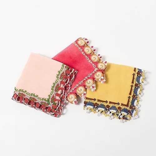 【近沢レース店/Chikazawa Lace】の【eclat限定】タオルハンカチ3枚セット 人気、トレンドファッション・服の通販 founy(ファニー) 　ファッション　Fashion　レディースファッション　Fashion for Women　洗える　Machine Washable　タオル　Towel, Bath Towel　ハンカチ　Handkerchief, Hanky　レース　Lace, Lace Fabric　other-2|ID: prp329100004815862 ipo3291000000034979570