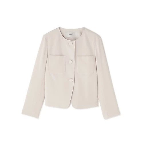 【アドーア/ADORE】のストレッチジョーゼットジャケット インテリア・キッズ・メンズ・レディースファッション・服の通販 founy(ファニー) 　ファッション　Fashion　レディースファッション　Fashion for Women　アウター　Coat / Outerwear Collection　レディースジャケット・軽アウター　Jackets　おすすめ　Recommended / Our Picks　オケージョン　Occasion Wear　ジャケット　Jacket, Outerwear　スタンダード　Standard, Basic　ストレッチ　Stretch, Stretchy Fabric　セットアップ　Set-Up, Coordinated Outfit　パッチ　Patch, Appliqué　フィット　Fit, Slim Fit　フロント　Front, Front Design　ポケット　Pocket, Pocket Detail　冬　Winter / This Winter　A/W・秋冬　Autumn/Winter　ベージュ|ID: prp329100004815875 ipo3291000000034979654
