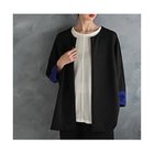 【スタイルデリ/STYLE DELI】の【BLK001】リラックスドルマン配色ジャケット 人気、トレンドファッション・服の通販 founy(ファニー) ファッション Fashion レディースファッション Fashion for Women アウター Coat / Outerwear Collection レディースジャケット・軽アウター Jackets カーディガン Cardigan, Knitwear ジャケット Jacket, Outerwear スリット Slit, Slit Detail チェック Check, Plaid, Tartan 定番 Standard, Basic Item ボックス Boxy, Box Shape おすすめ Recommended / Our Picks 日本製 Made In Japan 夏 Summer 旅行 Travel thumbnail ブラック×ブルー|ID: prp329100004815877 ipo3291000000034979666