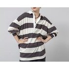 【ノーリーズ/NOLLEY'S】の【MAQWEL/マクウェル】ウォッシャブルBIGラガーシャツ 人気、トレンドファッション・服の通販 founy(ファニー) ファッション Fashion レディースファッション Fashion for Women トップス・カットソー Cut & Sew Tops シャツ・ブラウス・オフィスカジュアル Elegant Blouses & Button-Ups 2026年 2026 ウォッシャブル Machine Washable カットソー Cut and Sewn Top クラシック Classic, Timeless Style スラックス Slacks, Dress Pants デニム Denim, Jeans Material バランス Balance, Style Balance ボーダー Border, Stripe リラックス Relax, Relaxed Fit thumbnail ブラック・グレー系3|ID: prp329100004816062 ipo3291000000034981640