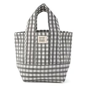 【エスゼット ブロックプリント/SZ Blockprints】 Mini Maine Tote in Gingham Print人気、トレンドファッション・服の通販 founy(ファニー) ファッション Fashion レディースファッション Fashion for Women バッグ Bags インド Indian Textile シンプル Simple, Minimal ブロック Block, Solid Block Pattern プリント Print, Printed Pattern ベーシック Basic, Essential モダン Modern, Contemporary ロンドン London Style, British Inspired ワイド Wide, Wide Fit |ID:prp329100004816082
