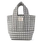 【エスゼット ブロックプリント/SZ Blockprints】のMini Maine Tote in Gingham Print 人気、トレンドファッション・服の通販 founy(ファニー) ファッション Fashion レディースファッション Fashion for Women バッグ Bags インド Indian Textile シンプル Simple, Minimal ブロック Block, Solid Block Pattern プリント Print, Printed Pattern ベーシック Basic, Essential モダン Modern, Contemporary ロンドン London Style, British Inspired ワイド Wide, Wide Fit thumbnail BLACK|ID: prp329100004816082 ipo3291000000034981784