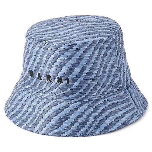 【マルニ/MARNI】のHATS インテリア・キッズ・メンズ・レディースファッション・服の通販 founy(ファニー) 　ファッション　Fashion　レディースファッション　Fashion for Women　キャップ&ハット　Hats & Caps　アニマル　Animal Print　ハンド　Hand, Handmade　ファブリック　Fabric, Textile　ラフィア　Raffia, Natural Straw　VIVID BLUE|ID: prp329100004816086 ipo3291000000034981819
