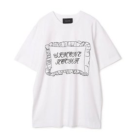【シモーン ロシャ/SIMONE ROCHA】 PILLOWCASE LOGO PRINT T-SHIRT人気、トレンドファッション・服の通販 founy(ファニー) ファッション Fashion レディースファッション Fashion for Women トップス・カットソー Cut & Sew Tops シャツ・ブラウス・オフィスカジュアル Elegant Blouses & Button-Ups ロングTシャツ・Tシャツ Longline T-Shirts & Tees グラフィック Graphic, Graphic Design フリル Frill, Ruffle モノトーン Monotone, Black and White 洗える Machine Washable |ID:prp329100004816930