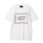 【シモーン ロシャ/SIMONE ROCHA】のPILLOWCASE LOGO PRINT T-SHIRT WHITE/BLACK|ID: prp329100004816930 ipo3291000000034988544