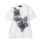 【シモーン ロシャ/SIMONE ROCHA】のRASTERISED PRESSED ROSETTE PRINT T-SHIRT WHITE|ID: prp329100004816932 ipo3291000000036304014