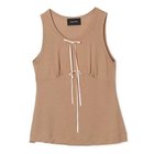 【シモーン ロシャ/SIMONE ROCHA】のGATHERED BUST BOW TANK TOFFEE/PINK|ID: prp329100004816937 ipo3291000000036304022