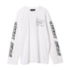 【シモーン ロシャ/SIMONE ROCHA】のPILLOWCASE LOGO PRINT LONG SLEEVE T-SHIRT WHITE/BLACK|ID: prp329100004816939 ipo3291000000034988603