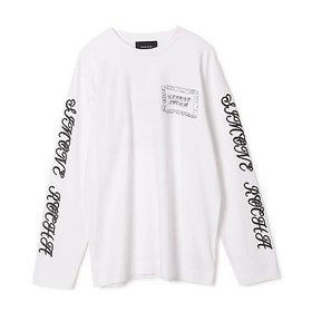 【シモーン ロシャ/SIMONE ROCHA】のPILLOWCASE LOGO PRINT LONG SLEEVE T-SHIRT 人気、トレンドファッション・服の通販 founy(ファニー) ファッション Fashion レディースファッション Fashion for Women トップス・カットソー Cut & Sew Tops シャツ・ブラウス・オフィスカジュアル Elegant Blouses & Button-Ups ロングTシャツ・Tシャツ Longline T-Shirts & Tees グラフィック Graphic, Graphic Design モノトーン Monotone, Black and White ロング Long, Long-Length 洗える Machine Washable |ID:prp329100004816939
