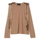 【シモーン ロシャ/SIMONE ROCHA】のBOW RIBBON TAIL LONG SLEEVE T-SHIRT TOFFEE|ID: prp329100004816940 ipo3291000000034988616