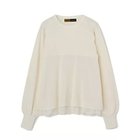 【イーバイエクラ/E by eclat】のRoom no.8 for E by eclat 裾レースペプラムニット オフホワイト|ID:prp329100004816950