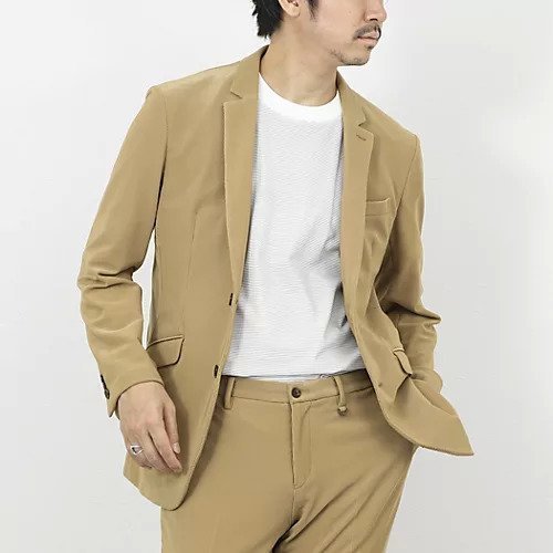 【シュテットシュタイン/Stutostein / MEN】の《ビジカジ/セットアップ対応》ストレッチコードピケ ジャケット 26SS インテリア・キッズ・メンズ・レディースファッション・服の通販 founy(ファニー) 　ファッション　Fashion　メンズファッション　Fashion for Men　セットアップ　Matching Sets　2026年　2026　コンパクト　Compact, Small Size　ゴルフ　Golf　ジャケット　Jacket, Outerwear　ストレッチ　Stretch, Stretchy Fabric　スマート　Smart, Elegant　スリム　Slim, Slim Fit　セットアップ　Set-Up, Coordinated Outfit　パイピング　Piping, Trim Design　ビジネス 仕事 通勤　Business / Work / Commuting　フィット　Fit, Slim Fit　フロント　Front, Front Design　エレガント 上品　Elegant　羽織　Haori, Light Jacket　ベージュ|ID: prp329100004816967 ipo3291000000034989329