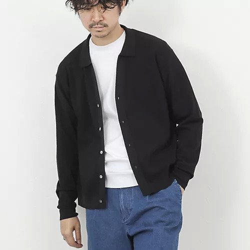 【ノーリーズ グッドマン/NOLLEY'S goodman / MEN】の《SERIYA Cotton》吸湿カノコ襟付きカーディガン 26SS インテリア・キッズ・メンズ・レディースファッション・服の通販 founy(ファニー) https://founy.com/ ファッション Fashion メンズファッション Fashion for Men 2026年 2026 カーディガン Cardigan, Knitwear |ID: prp329100004816968 ipo3291000000034989344