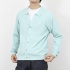 【ノーリーズ グッドマン/NOLLEY'S goodman / MEN】の《SERIYA Cotton》吸湿カノコ襟付きカーディガン 26SS ブルーグリーン|ID: prp329100004816968 ipo3291000000034989348