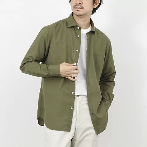 【ノーリーズ グッドマン/NOLLEY'S goodman / MEN】のカッタウェイシャツ 26SS インテリア・キッズ・メンズ・レディースファッション・服の通販 founy(ファニー) ファッション Fashion メンズファッション Fashion for Men 2026年 2026 オリーブ|ID: prp329100004816971 ipo3291000000034989400