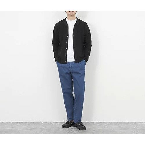 【ノーリーズ グッドマン/NOLLEY'S goodman / MEN】のデニムストレッチ ワイドジャスト丈パンツ 26SS 人気、トレンドファッション・服の通販 founy(ファニー) 　ファッション　Fashion　メンズファッション　Fashion for Men　ボトムス　Bottoms　2026年　2026　ストレッチ　Stretch, Stretchy Fabric　デニム　Denim, Jeans Material　ワイド　Wide, Wide Fit　other-3|ID: prp329100004816972 ipo3291000000034989417