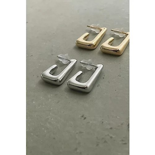 【マージュール/marjour】の[SILVER POST]SQUARE HOOP PIERCE 人気、トレンドファッション・服の通販 founy(ファニー) 　ファッション　Fashion　レディースファッション　Fashion for Women　シルバー　Silver, Metallic Silver　other-3|ID: prp329100004817154 ipo3291000000034991634
