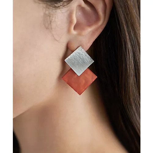 【スタイルデリ/STYLE DELI】のひし型WプレートMIXピアス/SV インテリア・キッズ・メンズ・レディースファッション・服の通販 founy(ファニー) https://founy.com/ ファッション Fashion レディースファッション Fashion for Women イヤリング Earrings 軽量 Lightweight, Ultra Light シルバー Silver, Metallic Silver ジュエリー Jewelry, Accessories スポーツ Sports, Activewear テクスチャー Texture, Textured Fabric プレート Plate, Dish メガネ Glasses, Eyewear メタル Metal, Metal Parts 冬 Winter / This Winter 夏 Summer |ID: prp329100004817155 ipo3291000000034991635