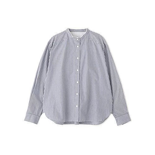 【ヒューマンウーマン/HUMAN WOMAN】のドビーストライプレースカラーブラウス 人気、トレンドファッション・服の通販 founy(ファニー) 　ファッション　Fashion　レディースファッション　Fashion for Women　トップス・カットソー　Cut & Sew Tops　シャツ・ブラウス・オフィスカジュアル　Elegant Blouses & Button-Ups　おすすめ　Recommended / Our Picks　カーディガン　Cardigan, Knitwear　ストライプ　Stripe, Striped Pattern　ビッグ　Big, Oversized　レース　Lace, Lace Fabric　春　Spring　other-2|ID: prp329100004819902 ipo3291000000035022913