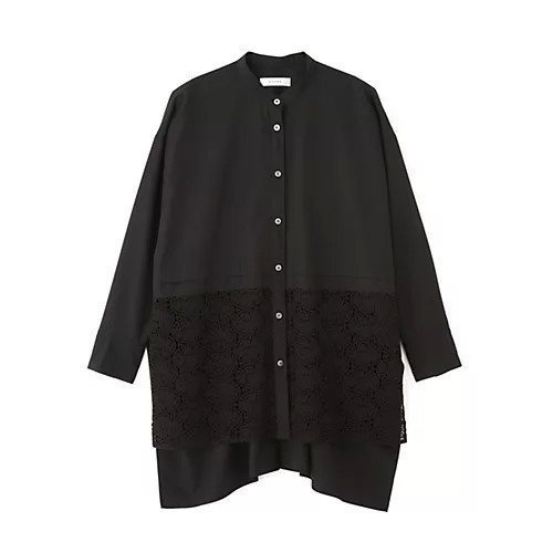 【アドーア/ADORE】のレーシーヘムブラウス インテリア・キッズ・メンズ・レディースファッション・服の通販 founy(ファニー) 　ファッション　Fashion　レディースファッション　Fashion for Women　トップス・カットソー　Cut & Sew Tops　シャツ・ブラウス・オフィスカジュアル　Elegant Blouses & Button-Ups　おすすめ　Recommended / Our Picks　スタンダード　Standard, Basic　タイプライター　Typewriter Fabric, Crisp Cotton　フィット　Fit, Slim Fit　ルーズ　Loose, Oversized　レース　Lace, Lace Fabric　冬　Winter / This Winter　A/W・秋冬　Autumn/Winter　ブラック|ID: prp329100004820706 ipo3291000000035031366