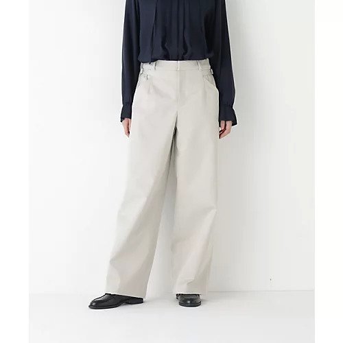 【ヒューマンウーマン/HUMAN WOMAN】のOGダブルクロスセミワイドパンツ 人気、トレンドファッション・服の通販 founy(ファニー) 　ファッション　Fashion　レディースファッション　Fashion for Women　パンツ　Pants & Trousers　おすすめ　Recommended / Our Picks　シンプル　Simple, Minimal　ジャケット　Jacket, Outerwear　スウェット / スエット　Sweatshirt, Sweatwear　スタンダード　Standard, Basic　ダウン　Down, Puffer　ツイル　Twist, Twisted Detail　ドット　Polka Dot, Dot Pattern　ベーシック　Basic, Essential　ポケット　Pocket, Pocket Detail　 other-1|ID: prp329100004820712 ipo3291000000035031417