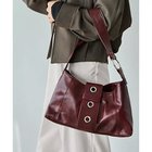 【スタイルデリ/STYLE DELI】のハトメベルトCOLORショルダーバッグ ダークレッド|ID: prp329100004825607 ipo3291000000035101591