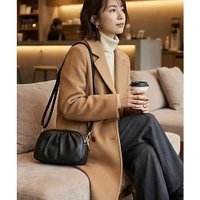 【スタイルデリ/STYLE DELI】の【DELI by】ギャザーソフトリアルレザーショルダーバッグ 人気、トレンドファッション・服の通販 founy(ファニー) ファッション Fashion レディースファッション Fashion for Women バッグ Bags ギャザー Gathered, Ruffled スマート Smart, Elegant バランス Balance, Style Balance ポケット Pocket, Pocket Detail ラップ Wrap, Wrap Design リアル Real, Realistic |ID:prp329100004825609