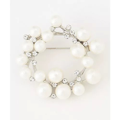 【エニー/ANY】の【セレモニー】ブローチ インテリア・キッズ・メンズ・レディースファッション・服の通販 founy(ファニー) 　ファッション　Fashion　レディースファッション　Fashion for Women　おすすめ　Recommended / Our Picks　サークル　Circle, Round Design　ジャケット　Jacket, Outerwear　ストール　Stole, Wrap　セレモニー　Ceremony　トレンド　Trend, Trending Now　パール　Pearl, Pearl Accent　ビジュー　Bijou, Jewel-like Accent　ブローチ　Brooch, Pin Brooch　プチプライス・低価格　Affordable / Budget Price　リーフ　Leaf, Botanical Leaf　ワンポイント　One Point, Statement Accent　人気　Popular, Best Seller　定番　Standard, Basic Item　サークル|ID: prp329100004825614 ipo3291000000035101788