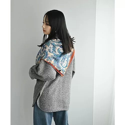 【スタイルデリ/STYLE DELI】の【BLK001】大判2wayスカーフ 人気、トレンドファッション・服の通販 founy(ファニー) ファッション Fashion レディースファッション Fashion for Women オレンジ Orange シンプル Simple, Minimal スカーフ Scarf, Neckwear バランス Balance, Style Balance other-2|ID: prp329100004825679 ipo3291000000035106652